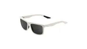 100% Blake Polished Haze Sunglasses - Smoked Lens