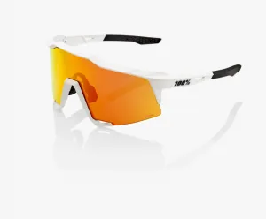 100% SPEEDCRAFT - Soft Tact Off White HiPER Red Multilayer Mirror Lens