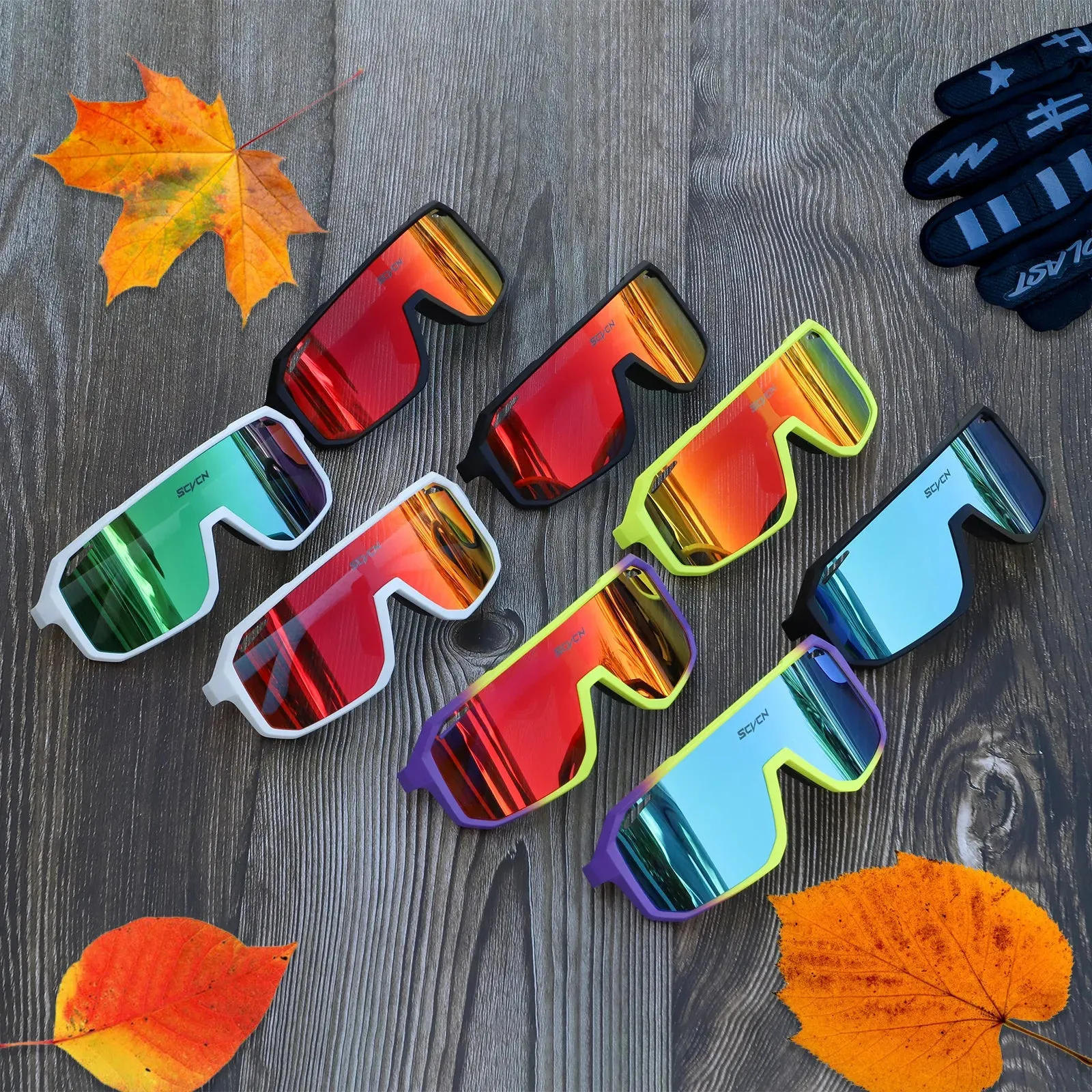 2023 SCVCN Cycling Sunglasses Men's Cycling Glasses UV400 Eyewear Sports MTB Outdoor Goggles Bicycle Women Field fishing Glasses