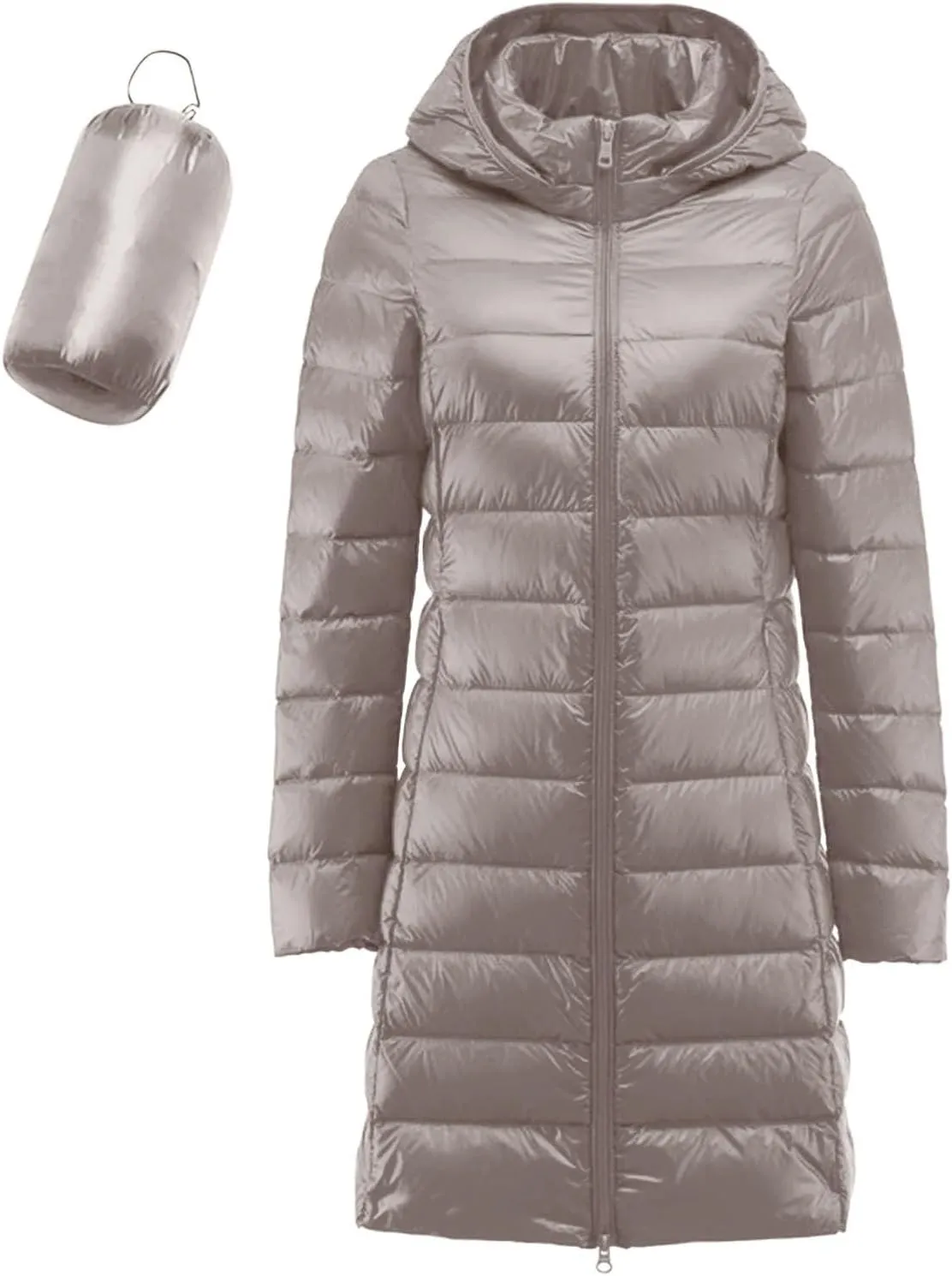 2024 Women Warm Lightweight Hoodless Windproof Winter Coat With Recycled Insulation Winter Slim Fashion Winter