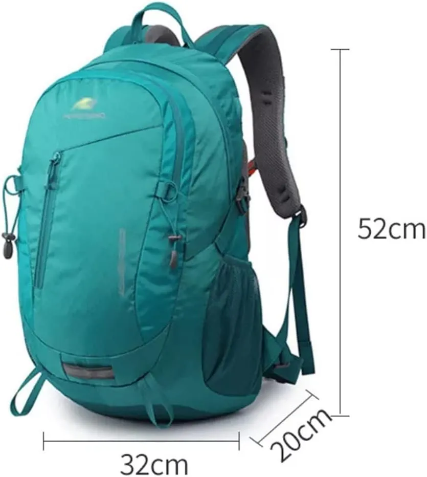 30L Outdoor Mountaineering Bag Travel Backpack Portable Mountaineering Hiking Men's and Women's Bag (C,As the picture shows)