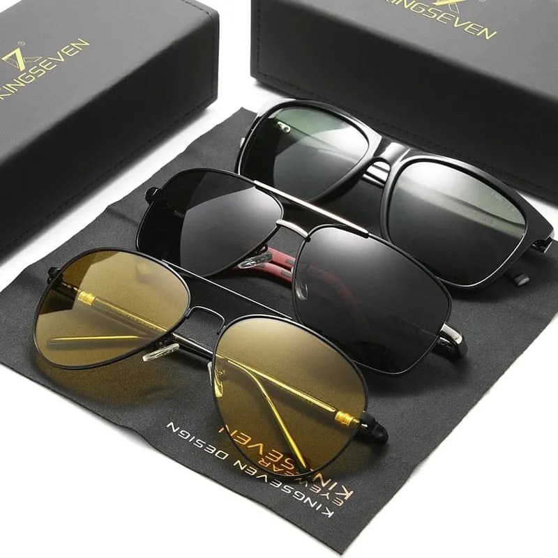 3PCS Combined Polarized Sunglasses For Men  Men's Fashion Eyewear