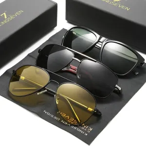 3PCS Combined Polarized Sunglasses For Men  Men's Fashion Eyewear