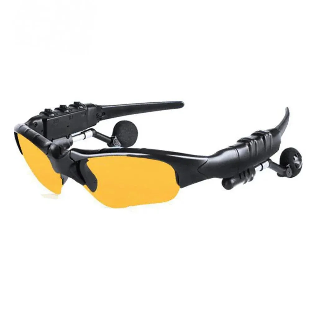 5.0 Smart Bluetooth Audio Glasses - Polarized Sunglasses with Stereo Surround Sound Headphones for Outdoor Sports & Music Calls