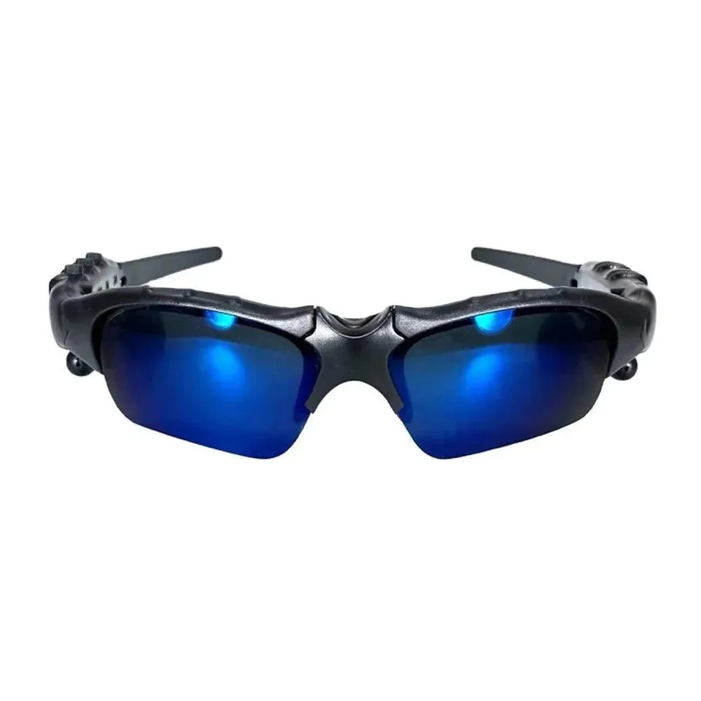 5.0 Smart Bluetooth Audio Glasses - Polarized Sunglasses with Stereo Surround Sound Headphones for Outdoor Sports & Music Calls