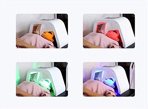 7 Color LED Facial Mask, Yofuly Portable Photon Anti-aging Skin Rejuvenation Treatment Skin Toning Facial Skin Care Mask Device for Home Salon Use