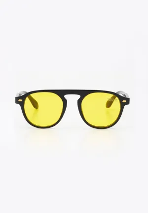 ACE SUNGLASSES BLACK/YELLOW