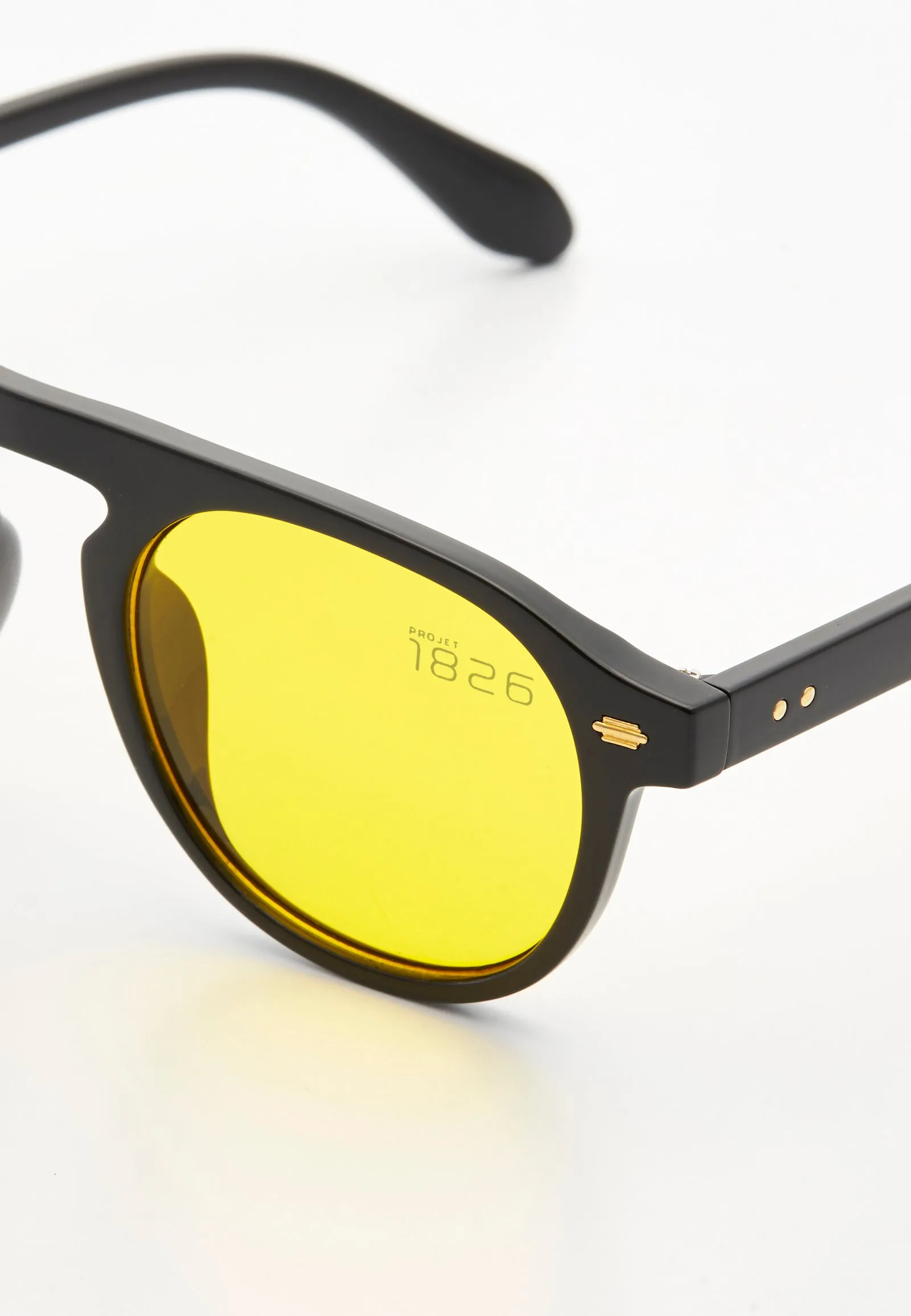 ACE SUNGLASSES BLACK/YELLOW