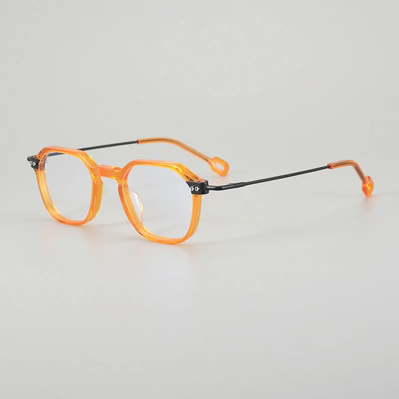 Acetate Geometric Glasses Frame BY AEV-007