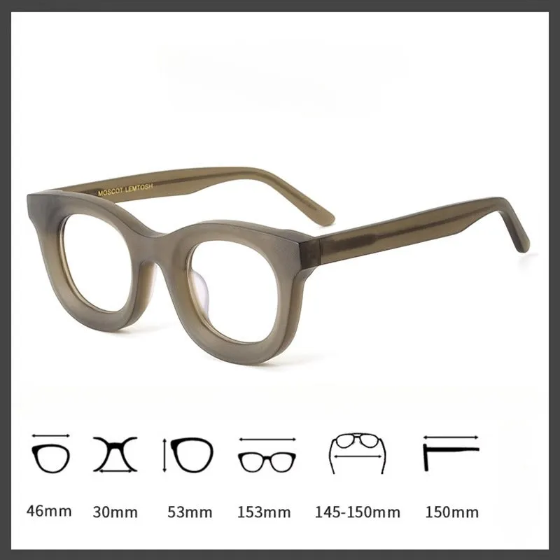 Acetate Round Glasses Frames BD100