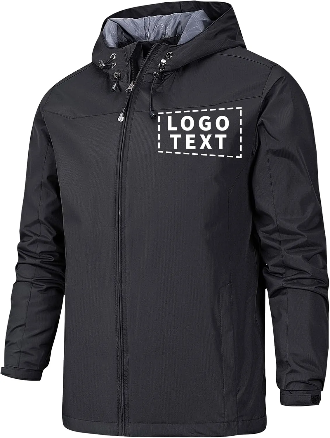 Add Your Logo Custom Tactical Softshell Hooded Jacket WindBreaker Waterproof Work Uniform