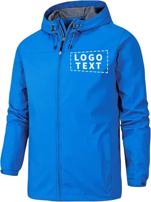 Add Your Logo Custom Tactical Softshell Hooded Jacket WindBreaker Waterproof Work Uniform