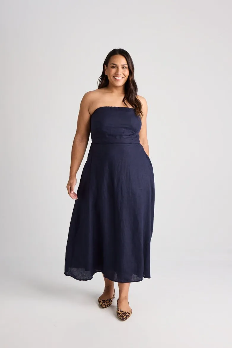 Aerin - Dress - Long - Navy