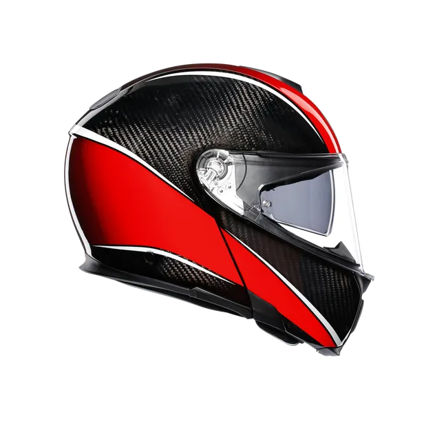 AGV Sports Modular Aero Carbon Red Helmet