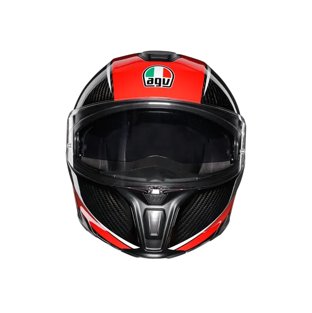 AGV Sports Modular Aero Carbon Red Helmet