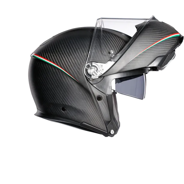 AGV Sports Modular Tricolore Matt Carbon Italy Helmet