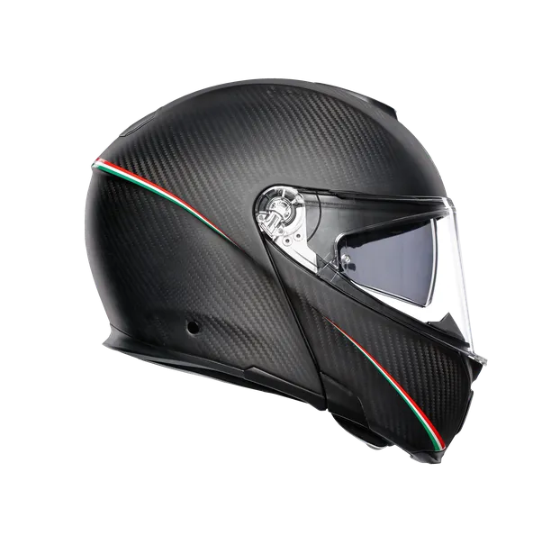 AGV Sports Modular Tricolore Matt Carbon Italy Helmet
