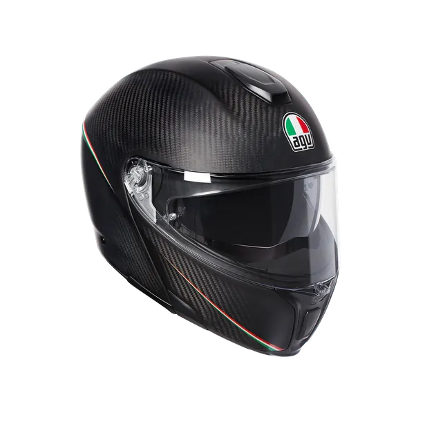 AGV Sports Modular Tricolore Matt Carbon Italy Helmet