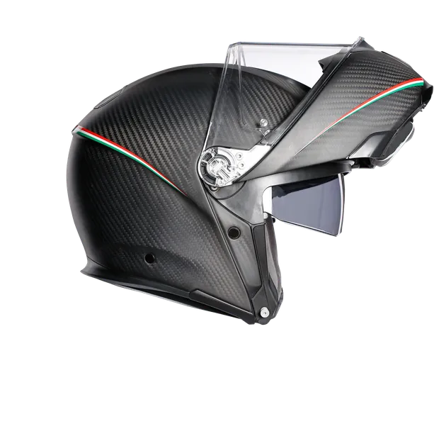 AGV Sports Modular Tricolore Matt Carbon Italy Helmet