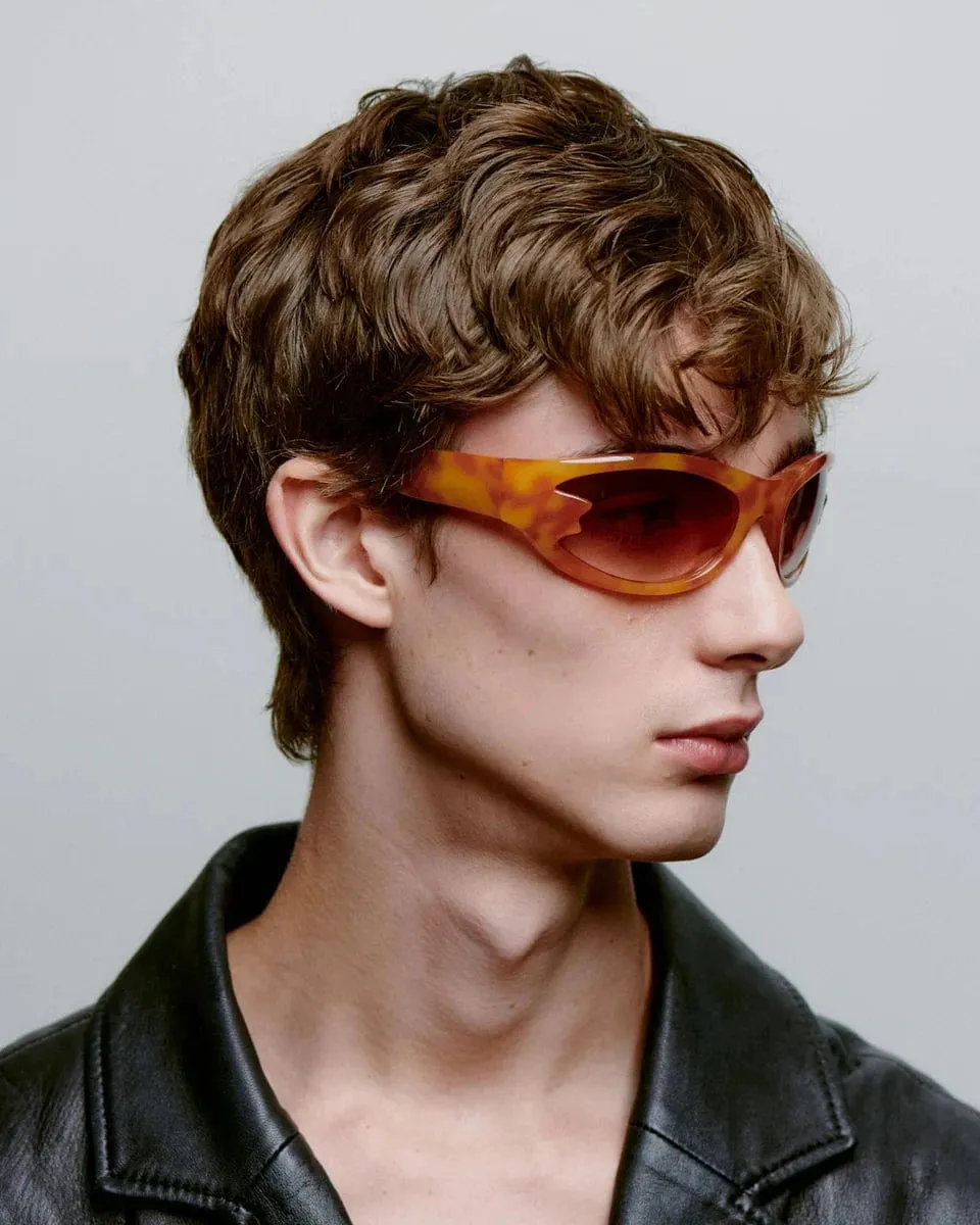 A.Kjaerbede Blast Sunglasses Burnt Amber