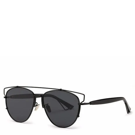 Alessa Aviator Sunglasses - Black