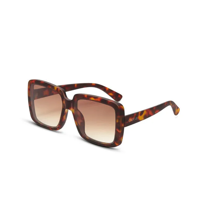 ALESSIA BUTTERFLY SUNGLASSES - Havana
