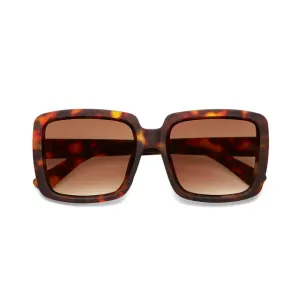 ALESSIA BUTTERFLY SUNGLASSES - Havana