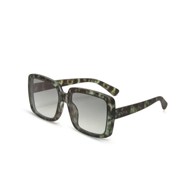 ALESSIA BUTTERFLY SUNGLASSES - Kale Havana