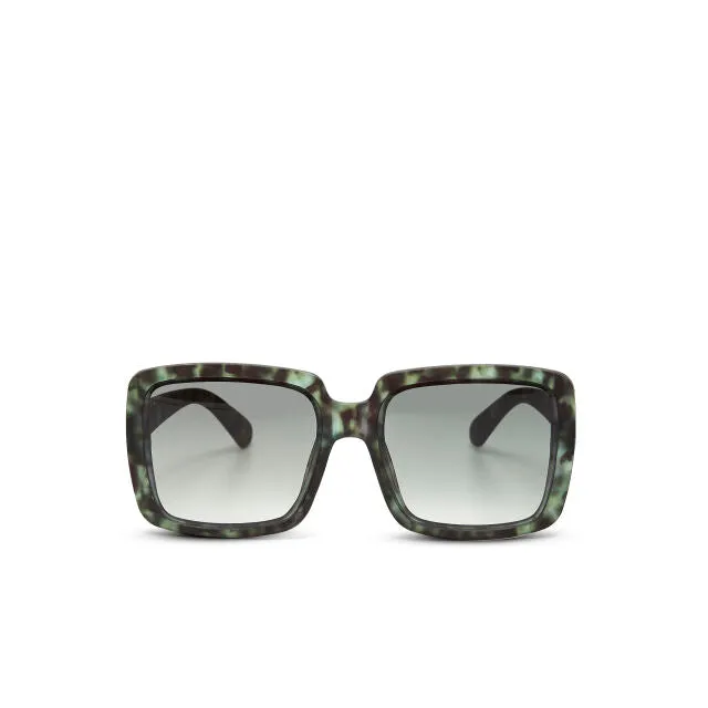 ALESSIA BUTTERFLY SUNGLASSES - Kale Havana