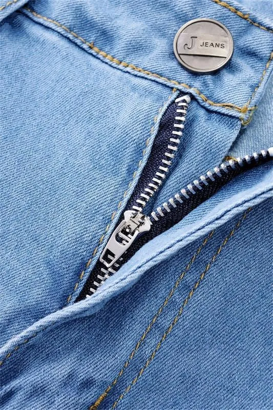 Andongnywell Cute Ripped Jeans for Women Distressed Skinny Slim fit Jeans Juniors and Plus Sizes