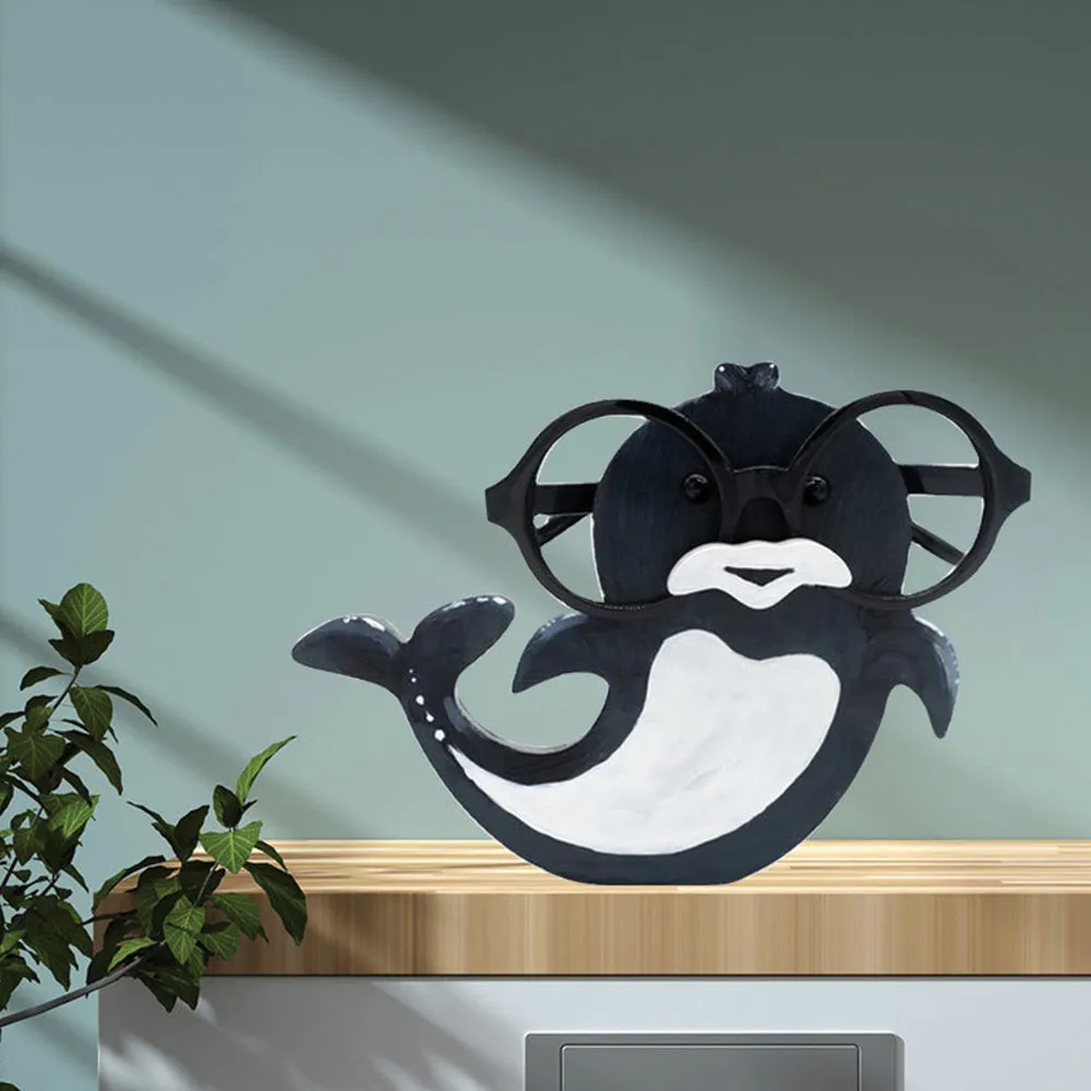 Animal Eyeglasses Holder Eyes Glasses Display Stand Wooden Eyeglasses Holder Home Desktop Decor Style 4