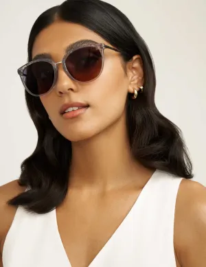 Animal Print Square Sunglasses