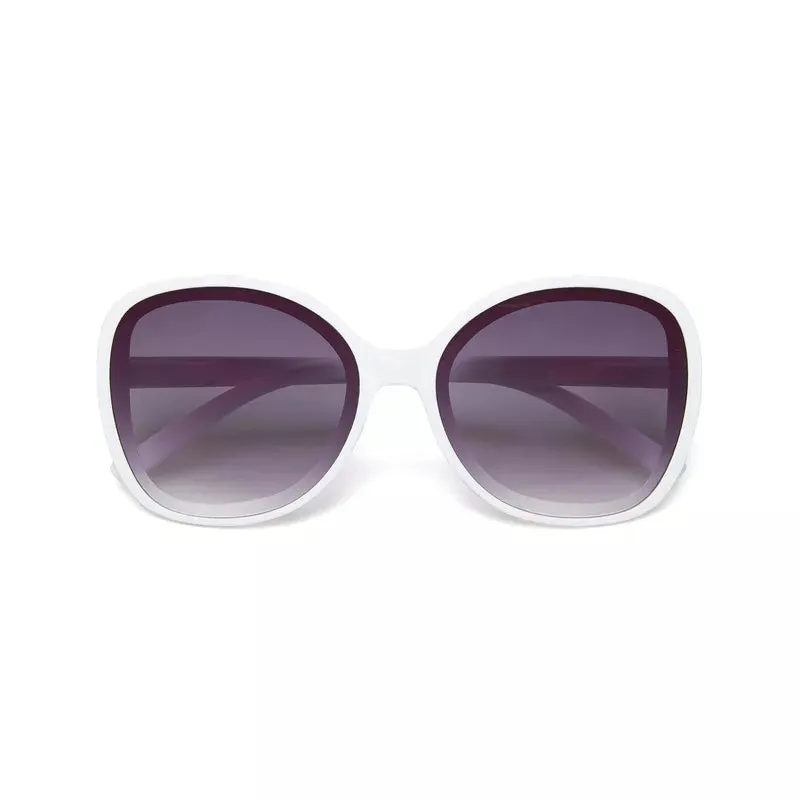 ANNA BUTTERFLY SUNGLASSES - Optical White