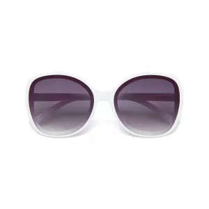 ANNA BUTTERFLY SUNGLASSES - Optical White