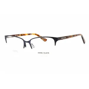 Anne Klein Men's Eyeglasses - Navy Rectangular Half Rim Plastic Frame | AK5083 414