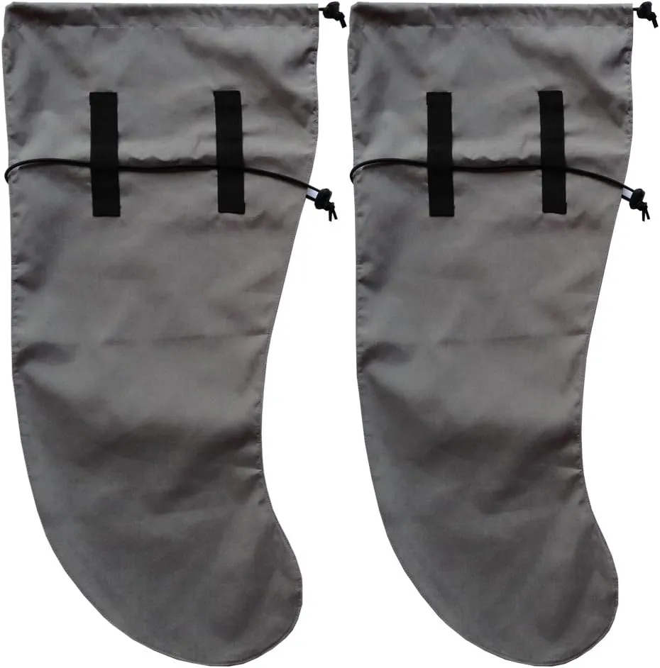 Anti Leech Hiking Socks Free Size Protection for Trekking (gray)