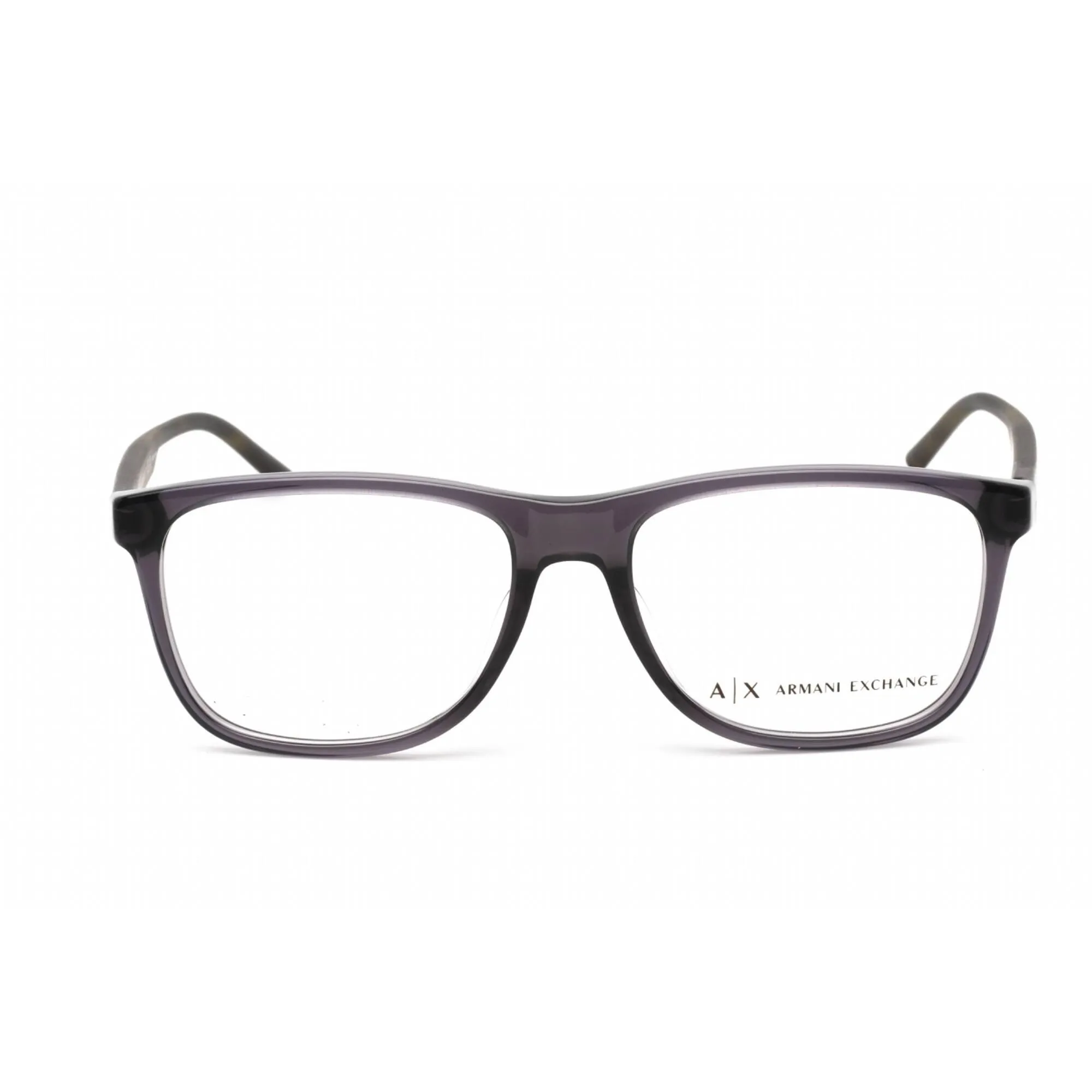 Armani Exchange Unisex Eyeglasses - Grey Plastic Rectangular Frame | AX3048F 8239