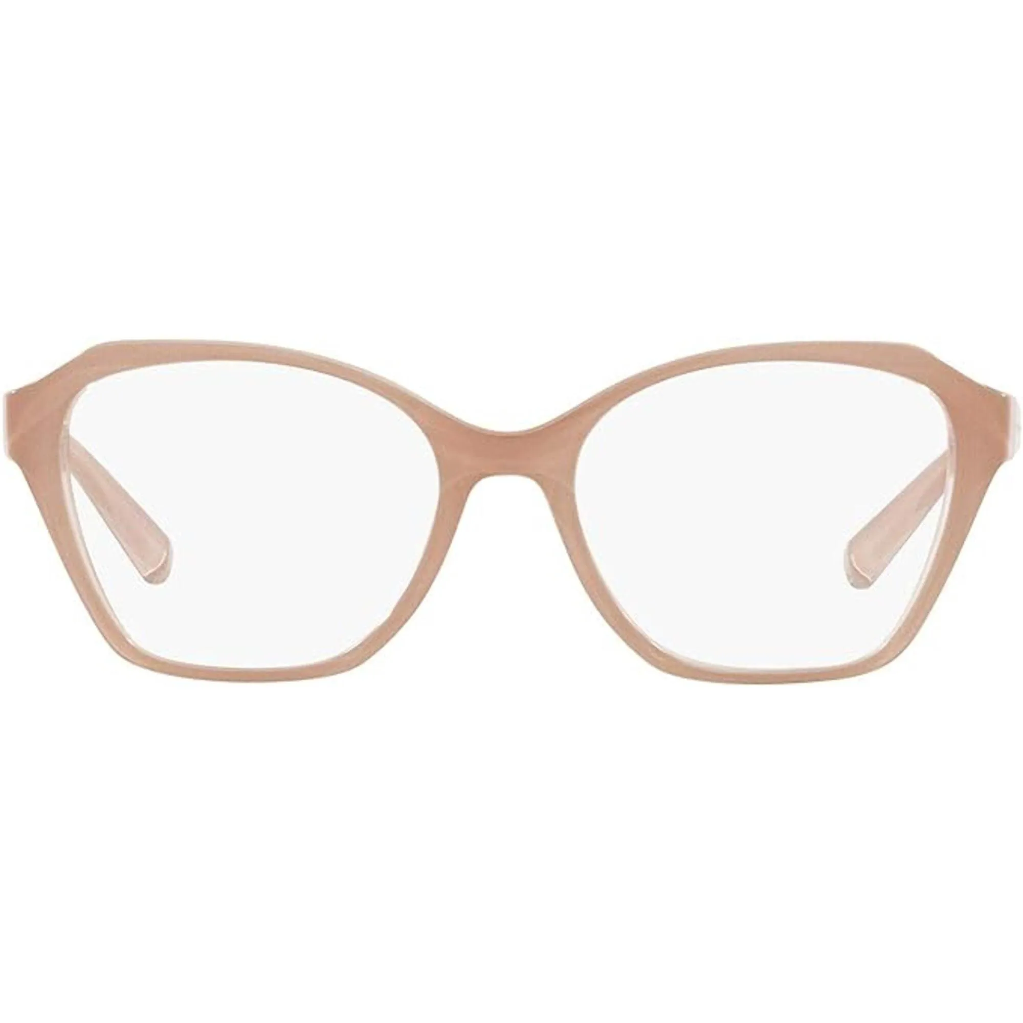Armani Exchange Women's Eyeglasses - Top Pink On Crystal Square Frame | 0AX3080 8329