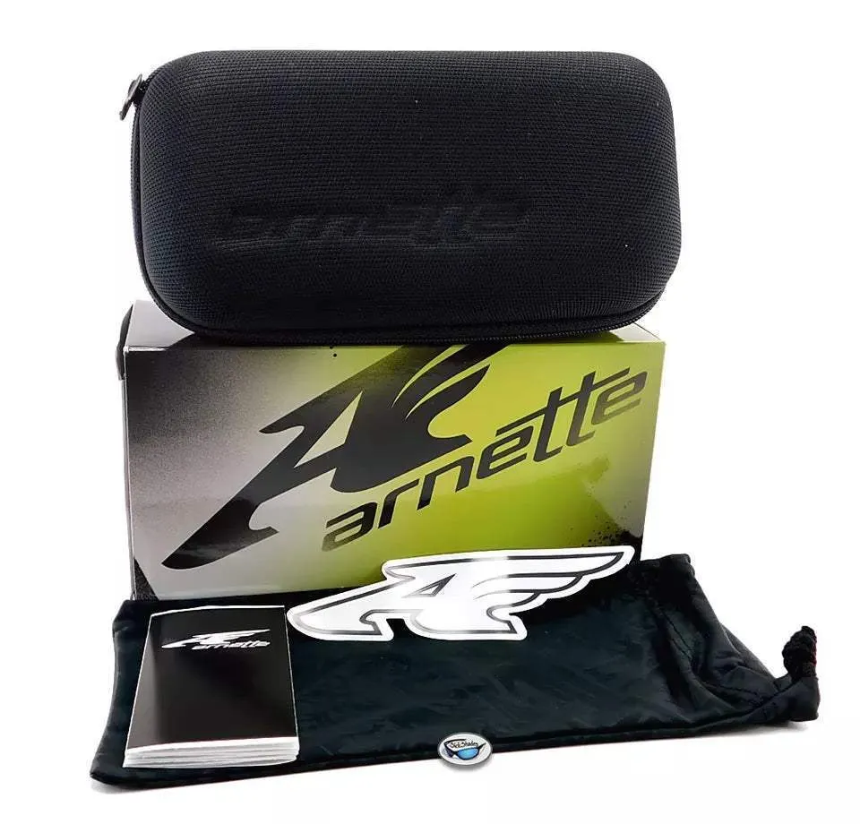 Arnette AN 4211 447-81 D Street - Fuzzy Black-Gray Polarized by Arnette for Men - 55-17-130 mm Sunglasses