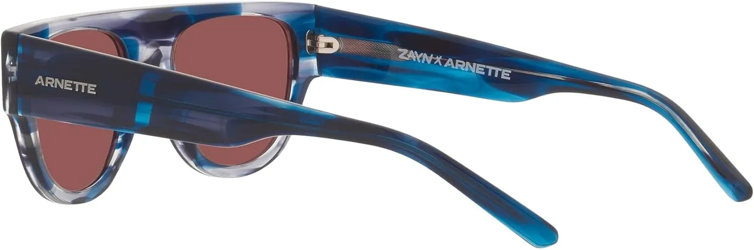 ARNETTE Man Sunglasses Matte Black Frame, Dark Grey Lenses, 53MM