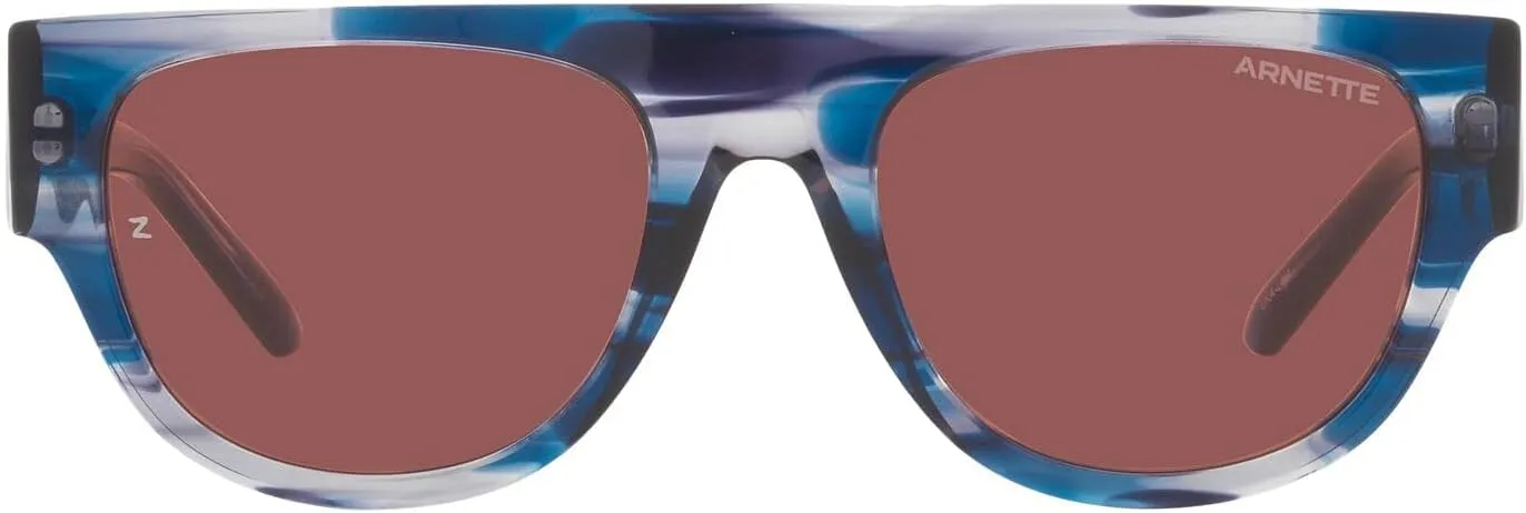 ARNETTE Man Sunglasses Matte Black Frame, Dark Grey Lenses, 53MM
