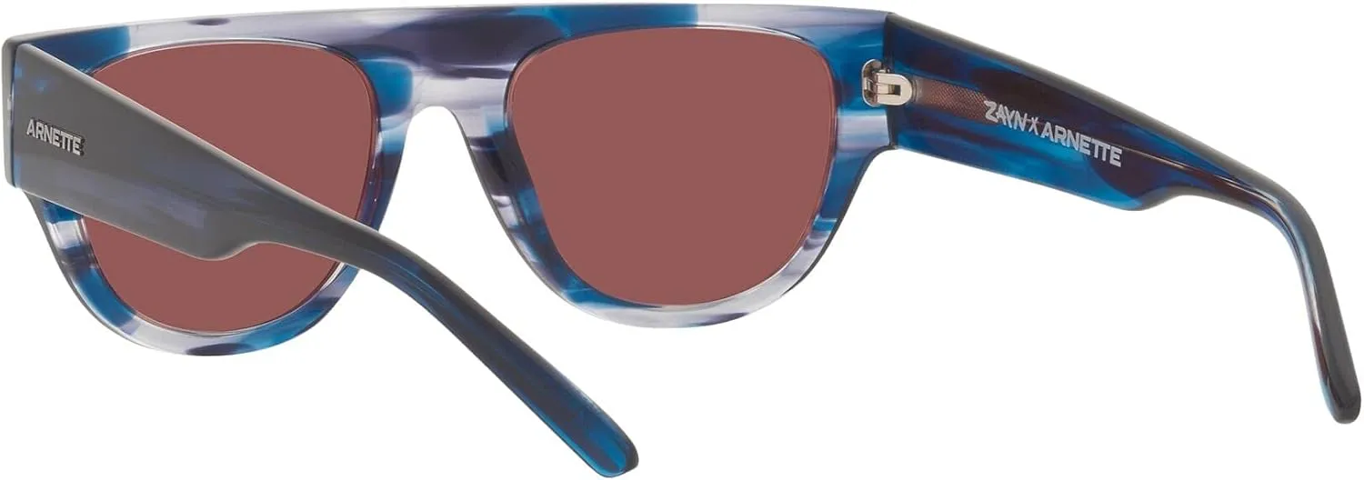 ARNETTE Man Sunglasses Matte Black Frame, Dark Grey Lenses, 53MM