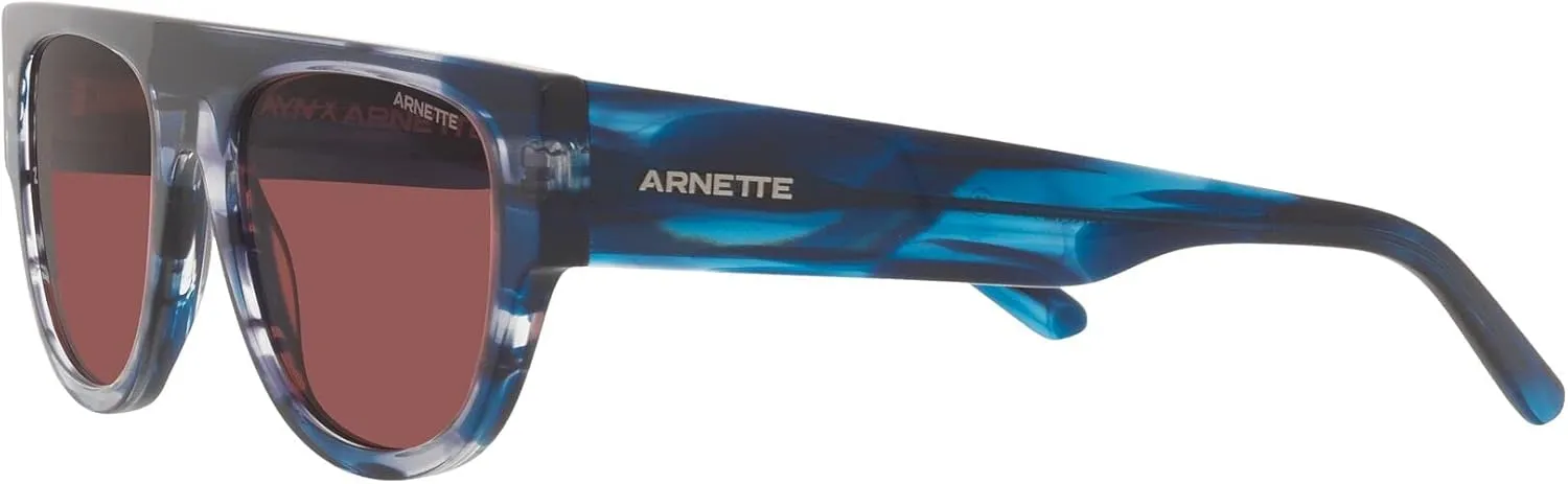 ARNETTE Man Sunglasses Matte Black Frame, Dark Grey Lenses, 53MM