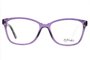 Attitudes Crystal Purple Acetate Designer Eyeglasses