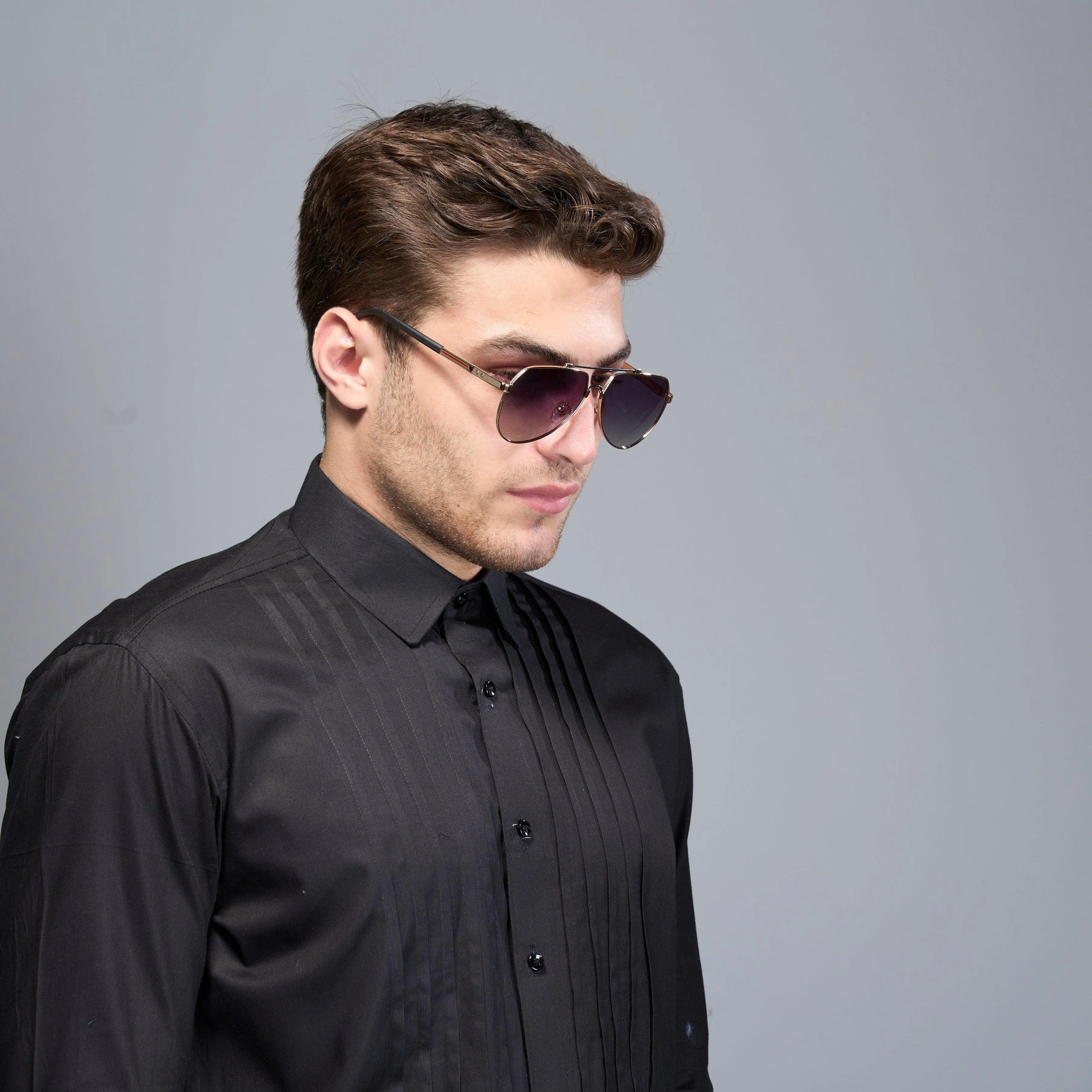 Aviateur Gold | Polarized Sunglasses - SPX8527