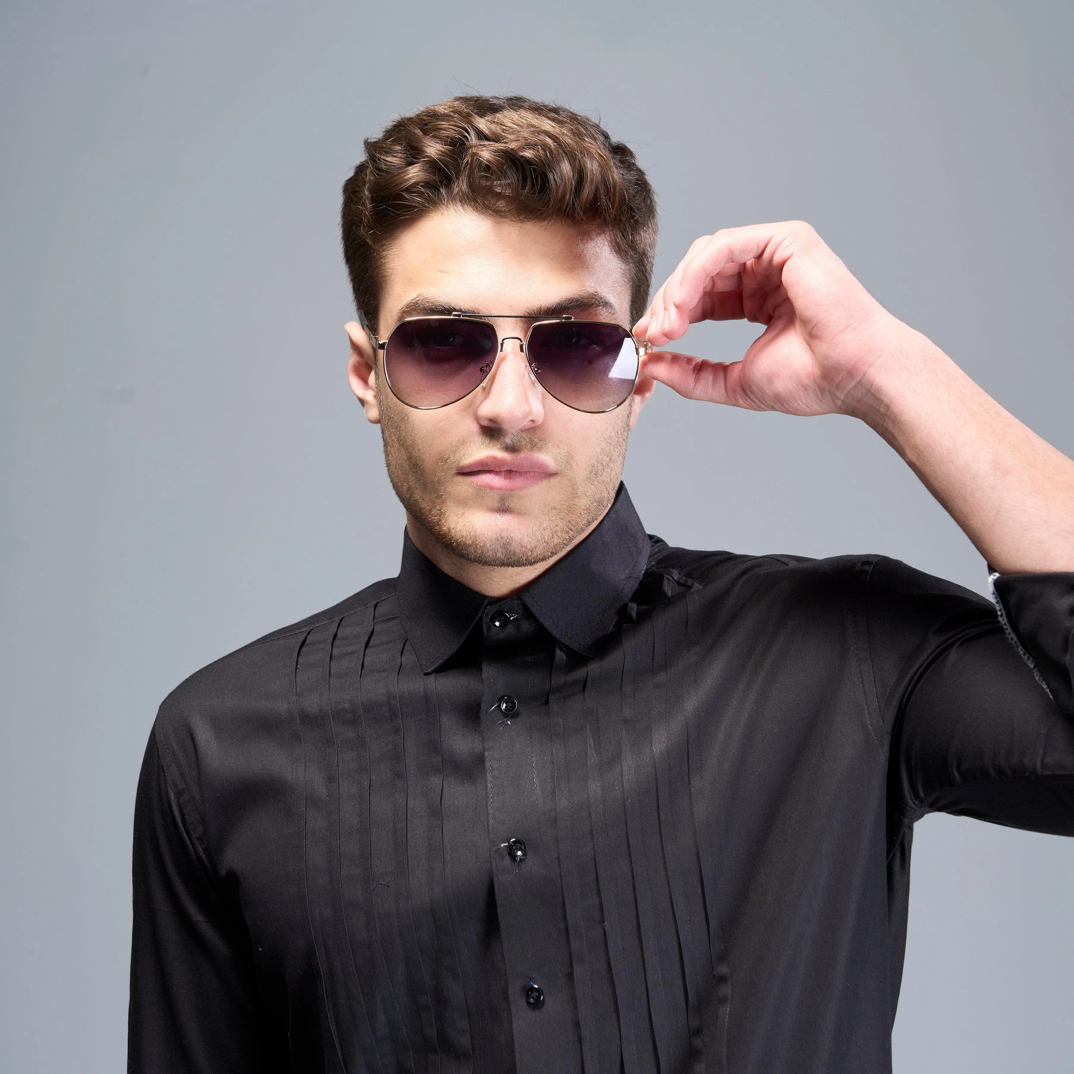 Aviateur Gold | Polarized Sunglasses - SPX8527