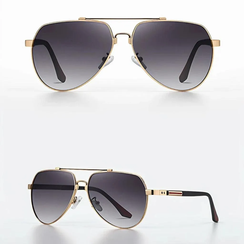 Aviateur Gold | Polarized Sunglasses - SPX8527