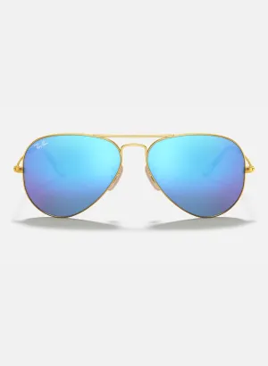 Aviator Large RB3025 - Matte Arista with Blue Mirror