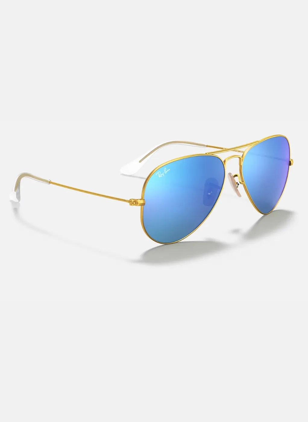 Aviator Large RB3025 - Matte Arista with Blue Mirror