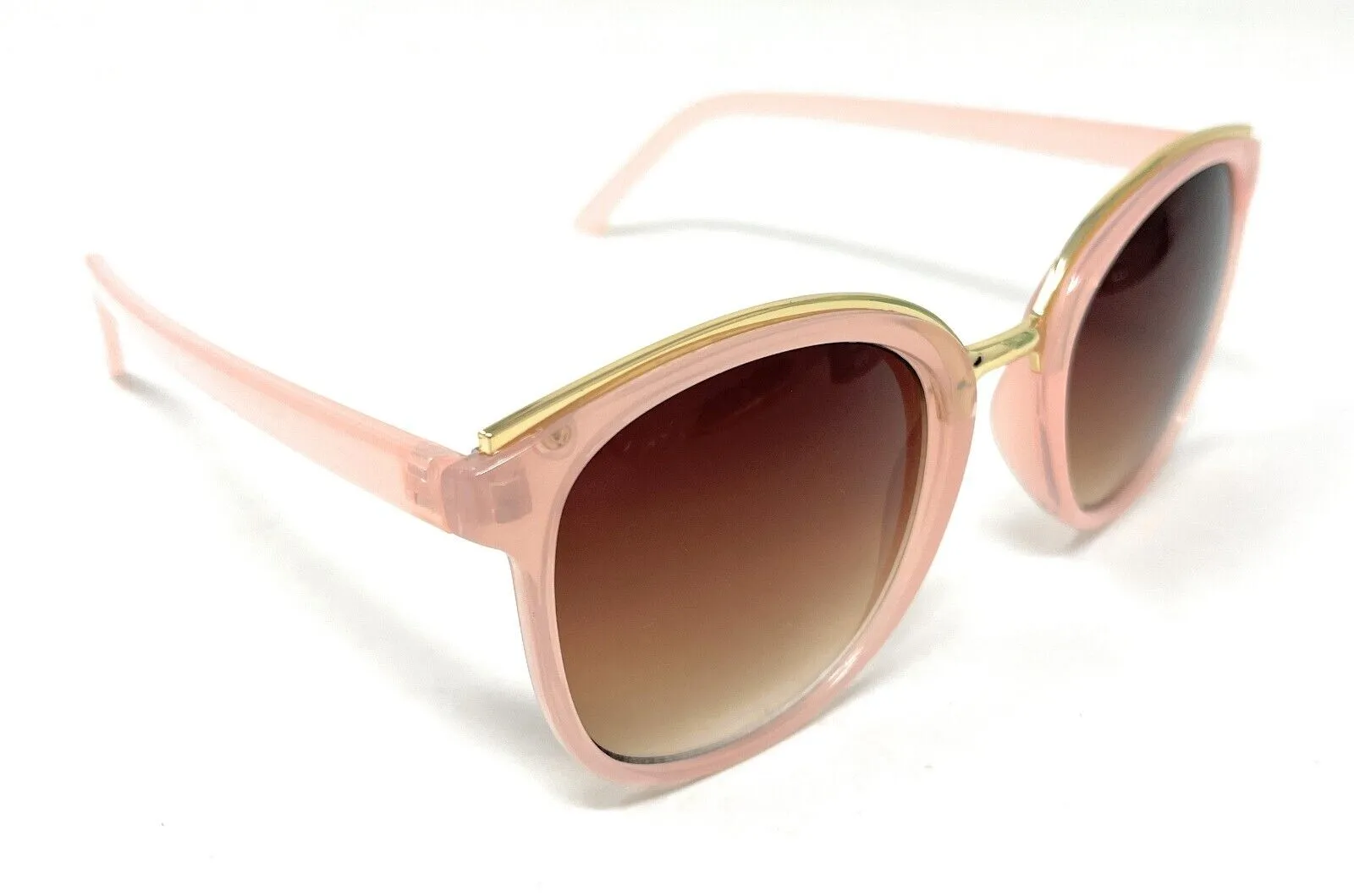 Avon Sunglasses Ladies Pink Retro Frame with Brown Lens Cecilla
